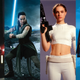 Choose your weapon: Multiple lightsabers, the classic stance, the Queen’s Grip, or cape.